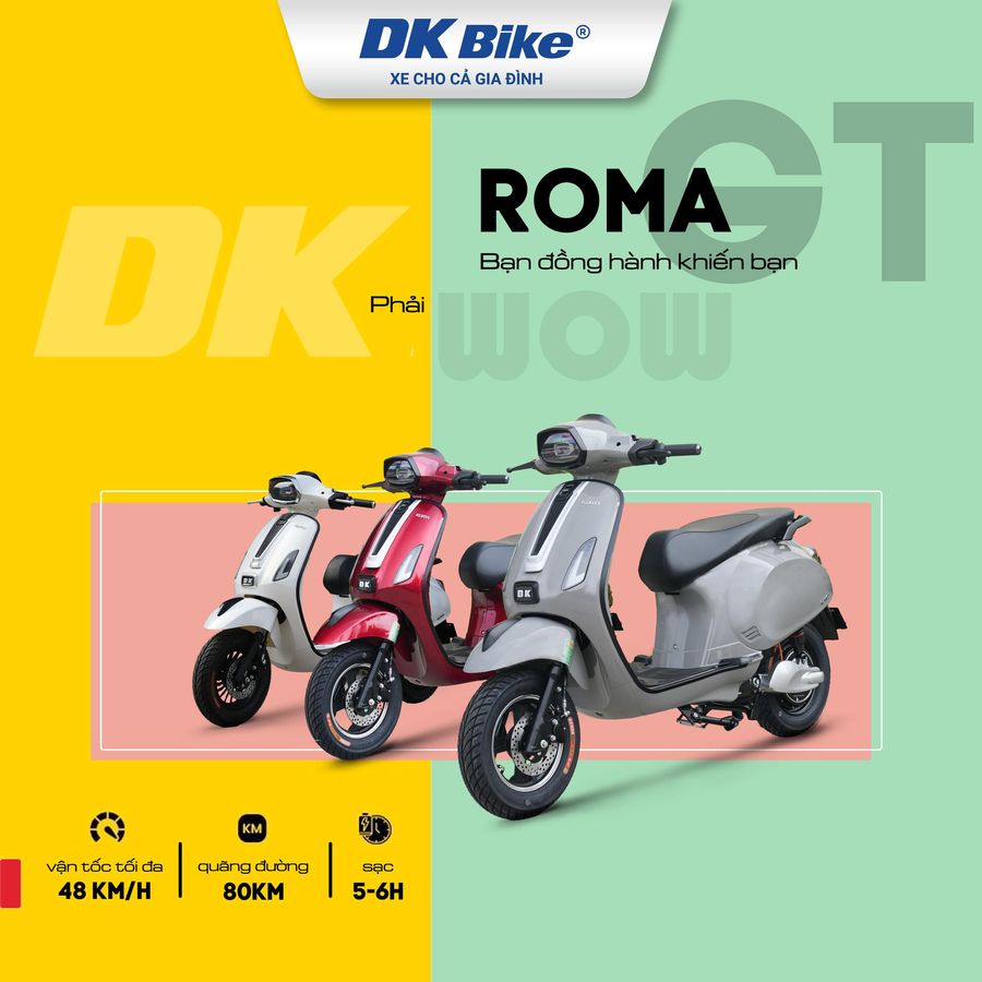 Sống chậm, đi chất với DK Bike Roma GT – Mẫu xe điện mang hơi thở châu Âu Sống chậm, đi chất với DK Bike Roma GT – Mẫu xe điện mang hơi thở châu Âu