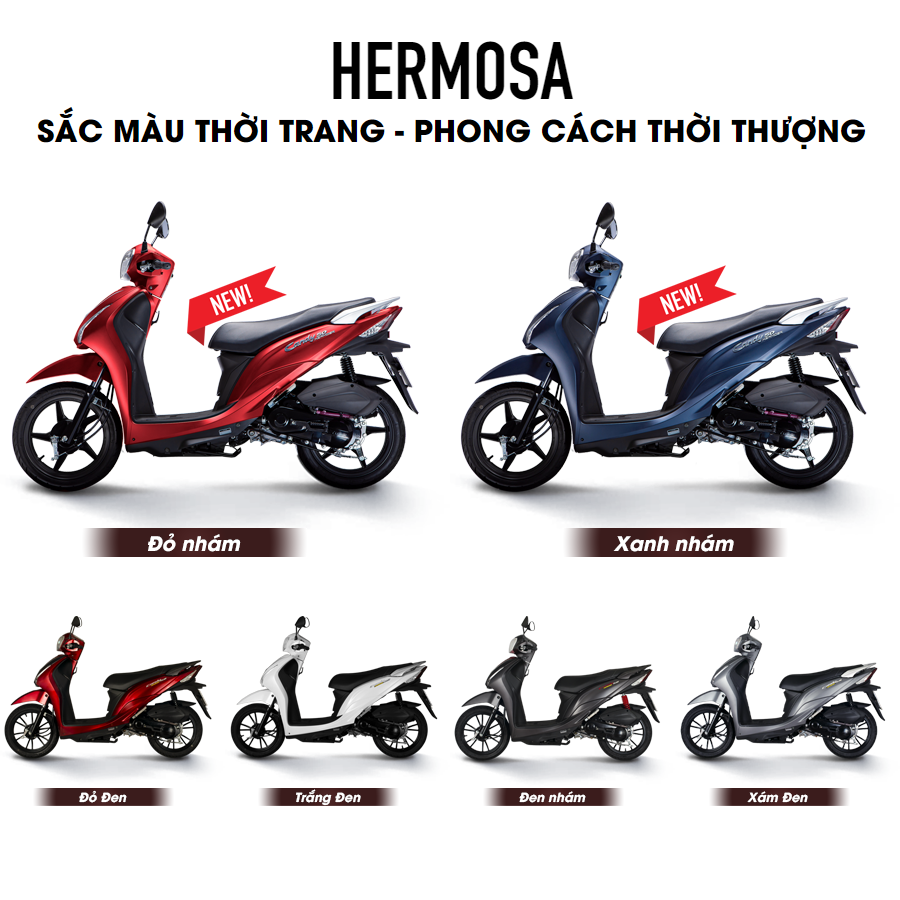 Xe Ga 50cc KYMCO Candy Hermosa - Khẳng định cái tôi khác biệt