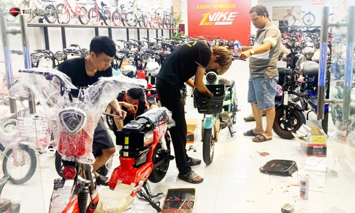Xe máy điện hư hỏng có dễ thay thế phụ tùng không?