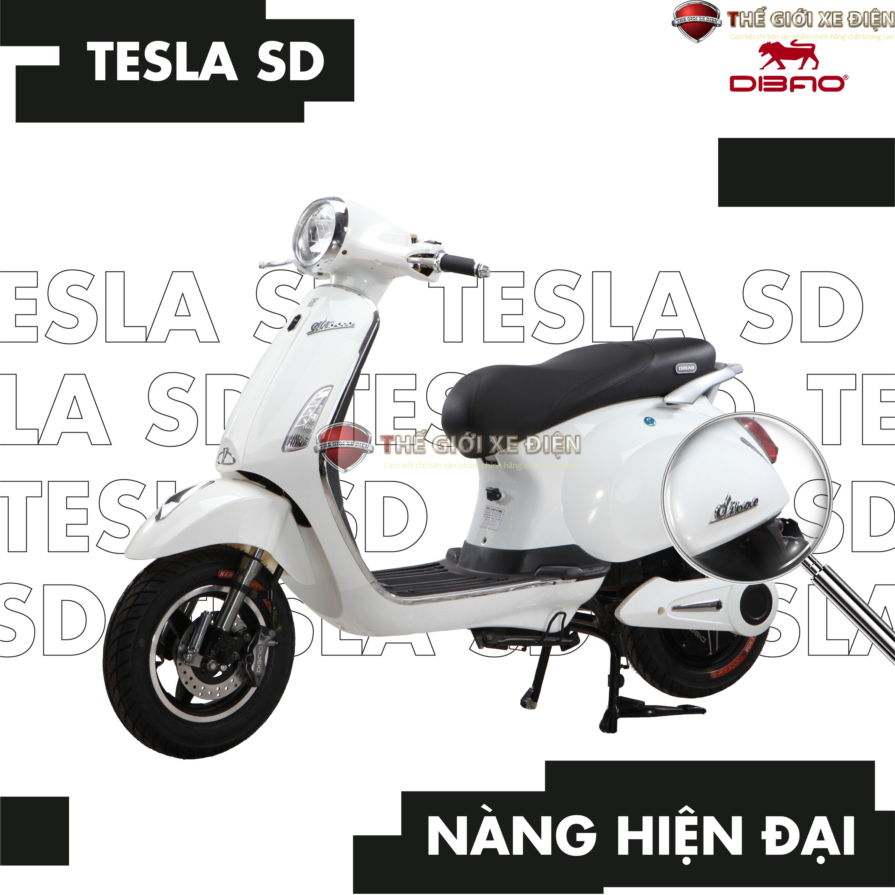 Xe máy điện Dibao Tesla SD - Kết nối tương lai, dẫn đầu xu hướng xe điện