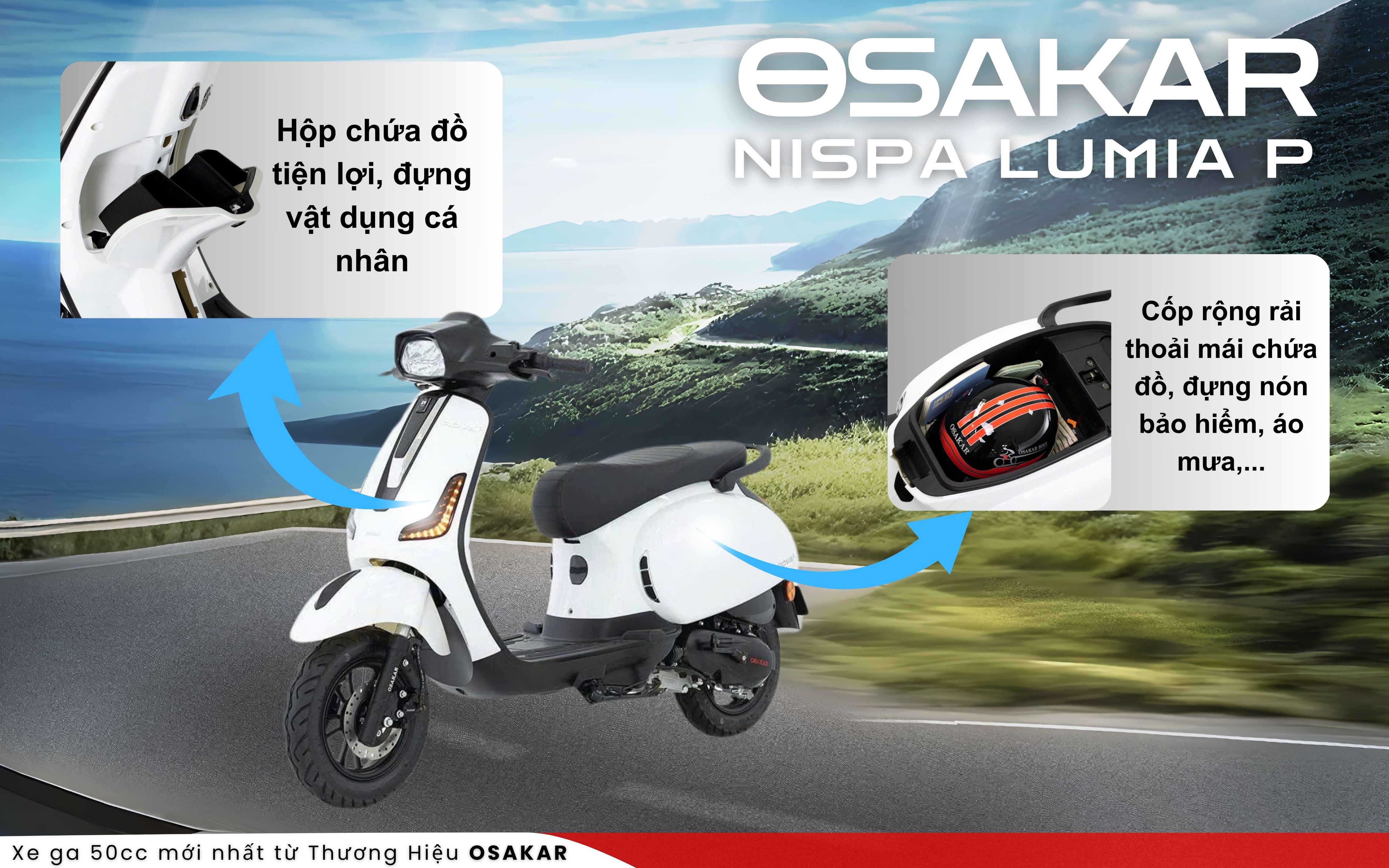 Top mẫu xe máy 50cc Osakar hot 2025: Thiết kế trẻ, máy bền, giá hợp lý Top mẫu xe máy 50cc Osakar hot 2025: Thiết kế trẻ, máy bền, giá hợp lý