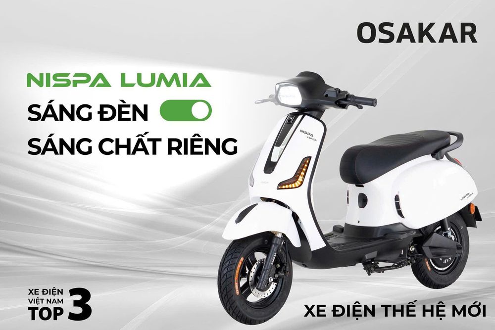 Trải nghiệm lái êm ái với Osakar Nispa Lumia phiên bản xe điện Trải nghiệm lái êm ái với Osakar Nispa Lumia phiên bản xe điện